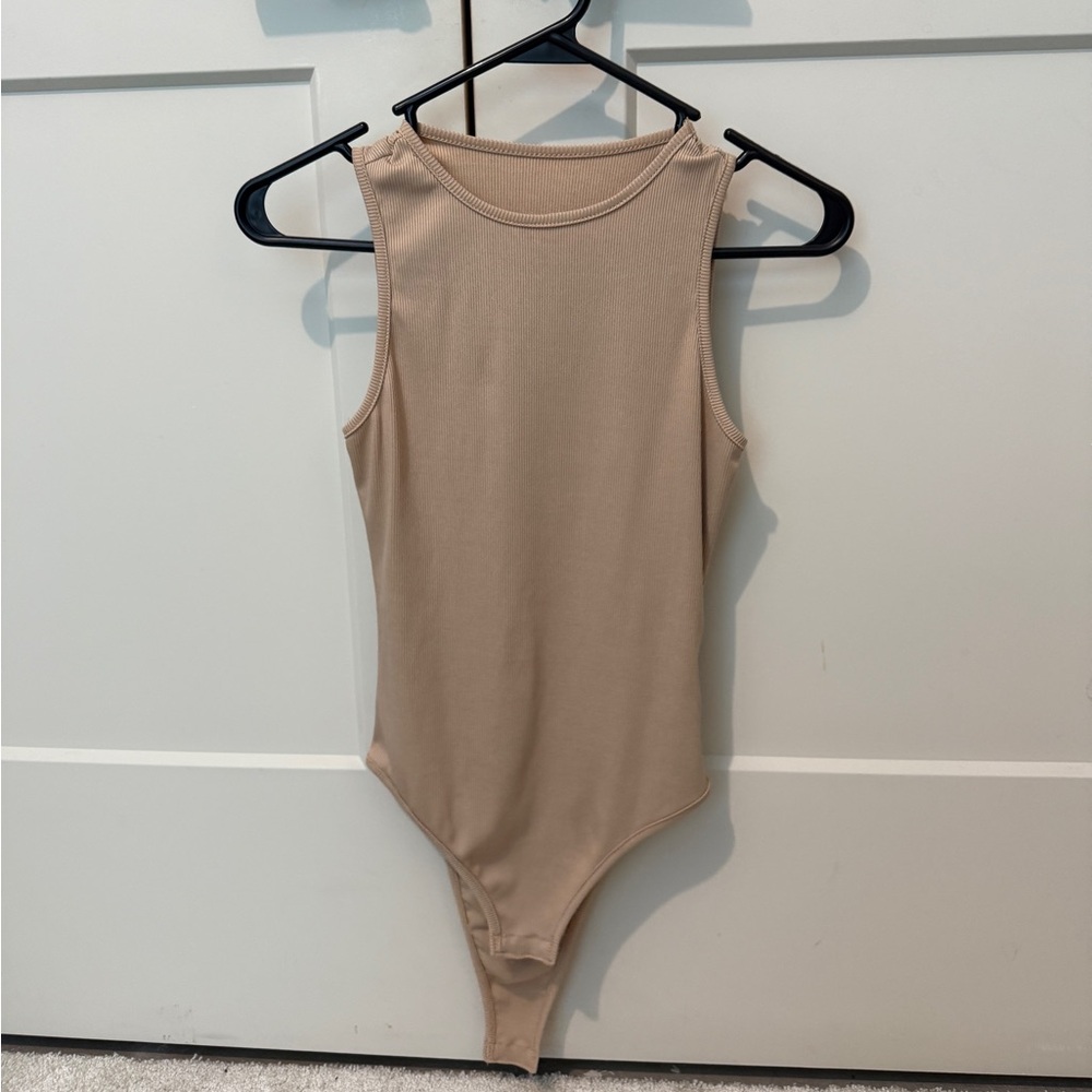 SHEIN Beige Bodysuit